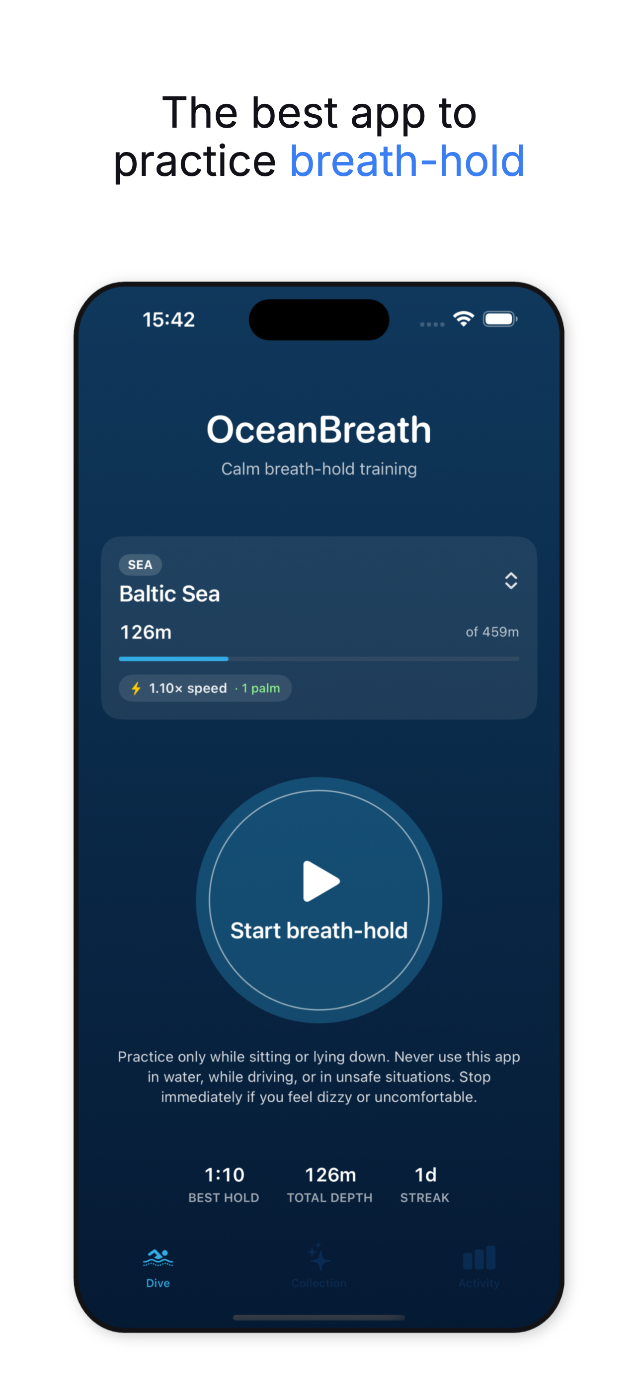 OceanBreath - Dive view